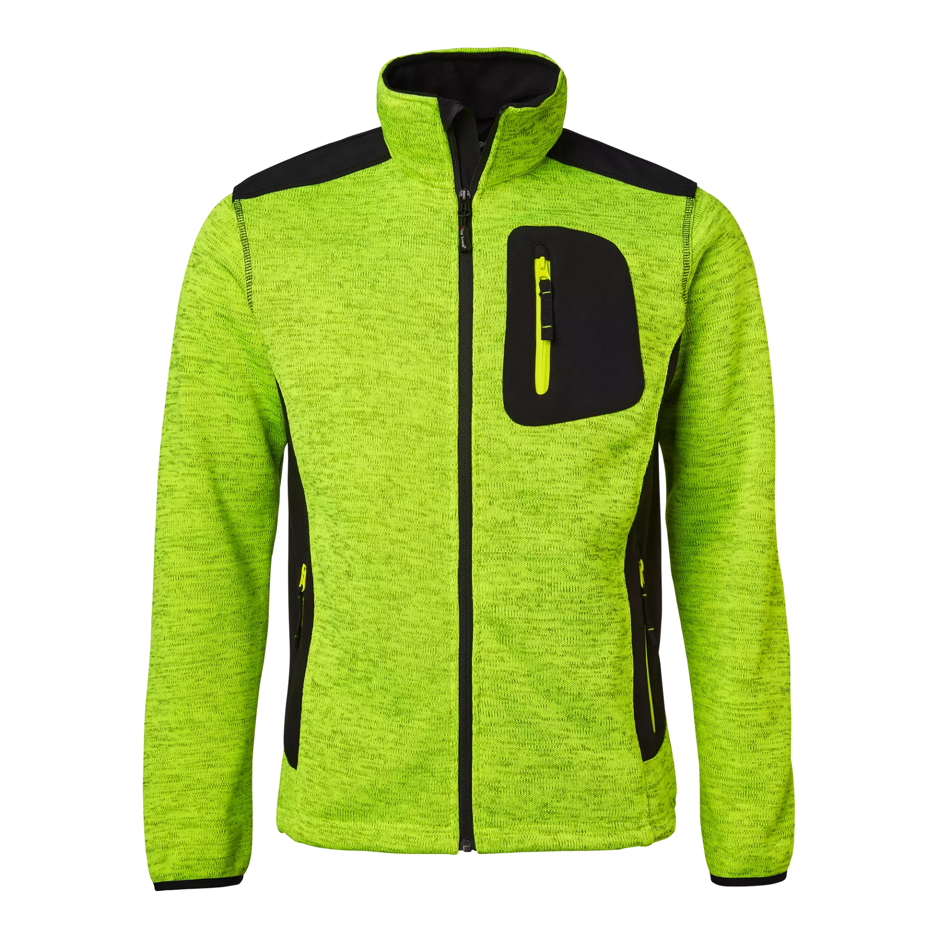 Top Swede 1000687981, Fleece Jacket, Yellow Melange/Black