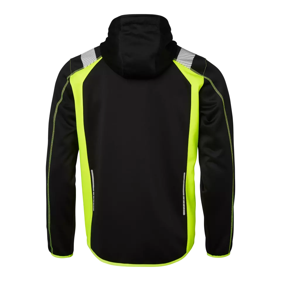 Top Swede 1000870914, Sweatjacke, Schwarz/Fluorgelb, image 2, gallery thumbnail