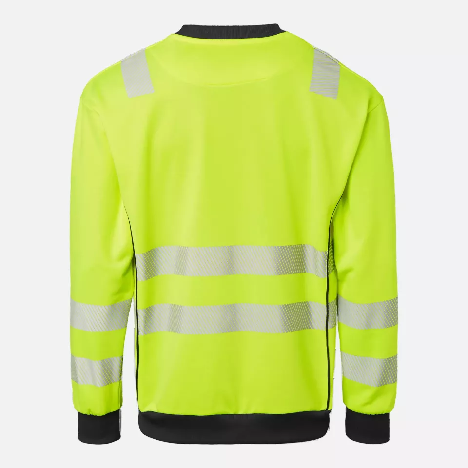 Top Swede 1000740712, High-Visibility Sweatshirt, High Vis Yellow, image 2, gallery thumbnail