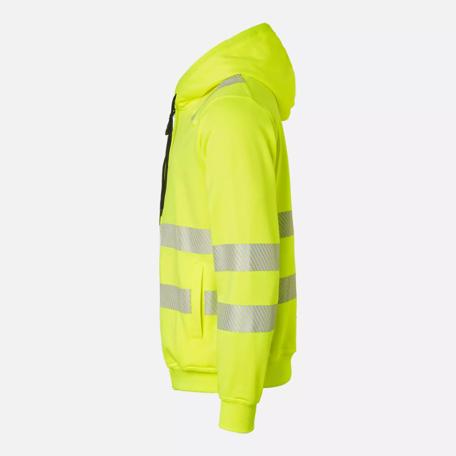 Top Swede 1000863712, High-Visibility Sweat Jacket, Yellow, image 4
