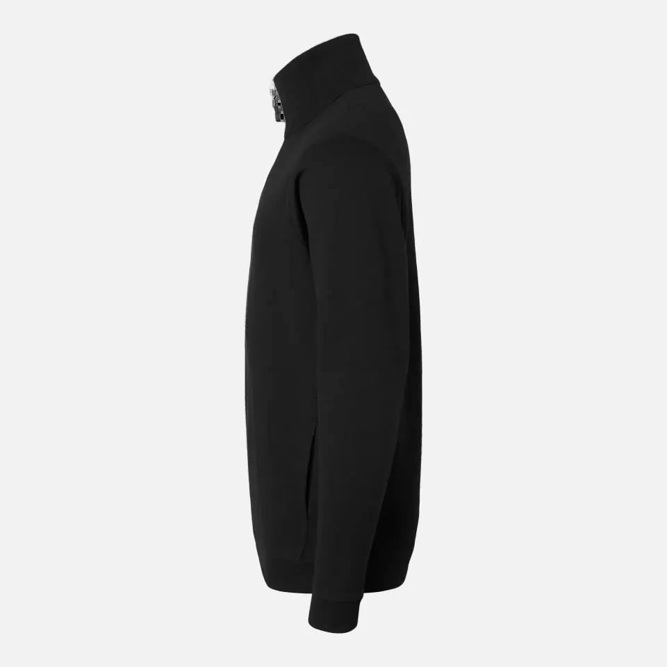 Top Swede 1000641001, Arbeits-Sweatshirt mit kurzem Reißverschluss, Schwarz, image 4, gallery thumbnail