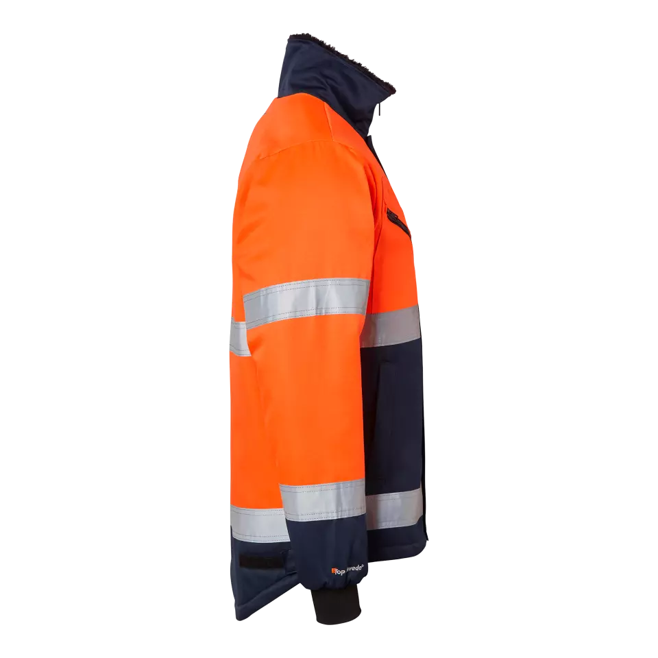 Top Swede 1000934991, Jacket, Fluorescent Orange/Navy, image 3, gallery thumbnail