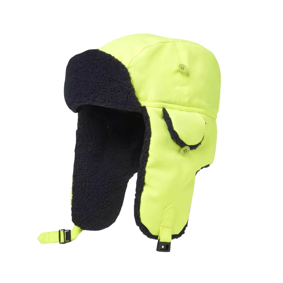 Top Swede 1001338712, M302 Scooter Hat, Fluorescent Yellow/Black, image 1, gallery thumbnail