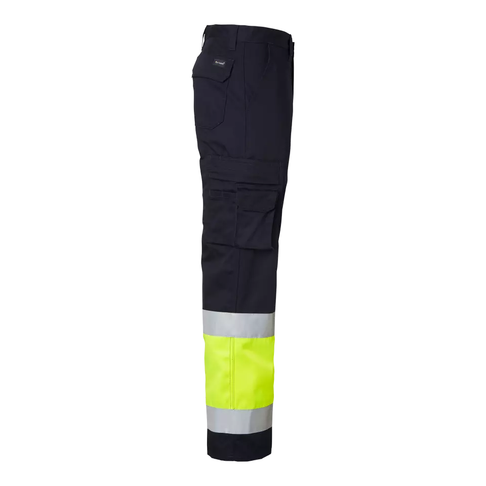 Top Swede 1000824960, Work Trousers High-Visibility, Navy/High Vis Yellow, image 3, gallery thumbnail