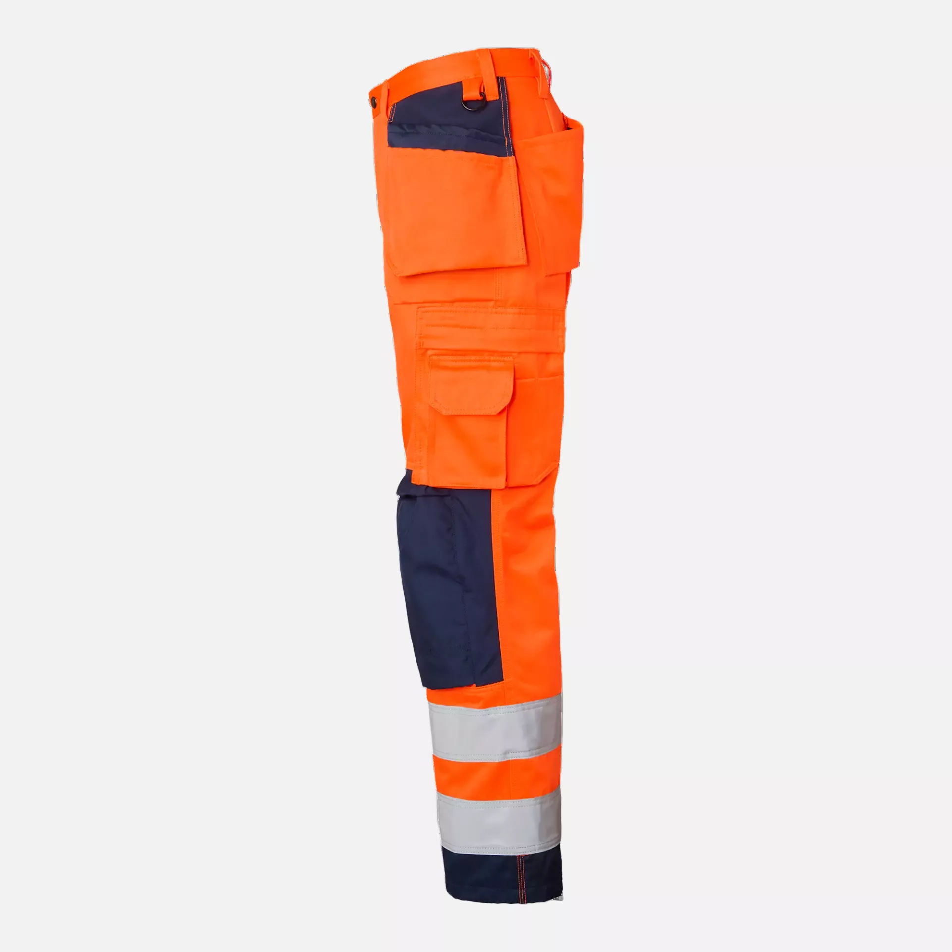 Top Swede 1000852991, Craftsmen Work Pants High-Visibility, High Vis Orange/Navy, image 4