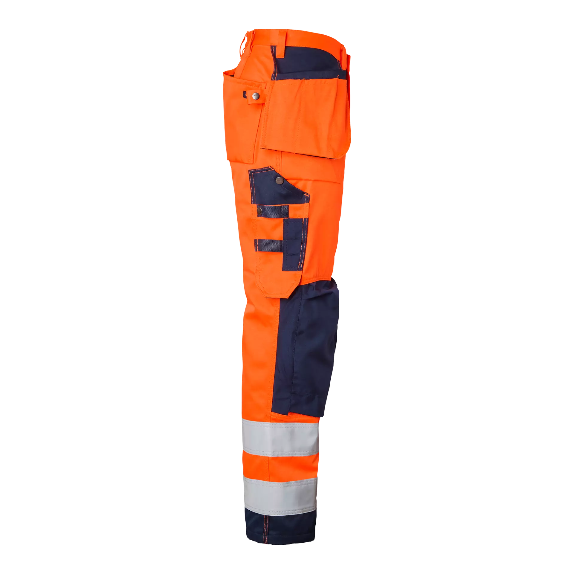Top Swede 1000852991, Handwerker-Warnschutzhose, High Vis Orange/Marine, image 3