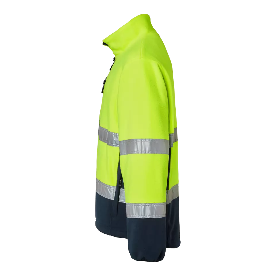Top Swede 1000859983, Warnschutz-Fleecejacke, Gelb/Marine, image 4, gallery thumbnail