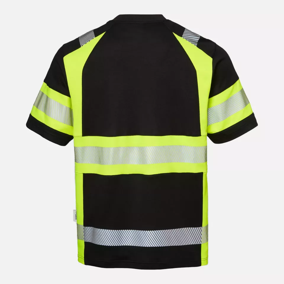 Top Swede 1001886914, 600 T-Shirt, Black/High Vis Yellow, image 2, gallery thumbnail