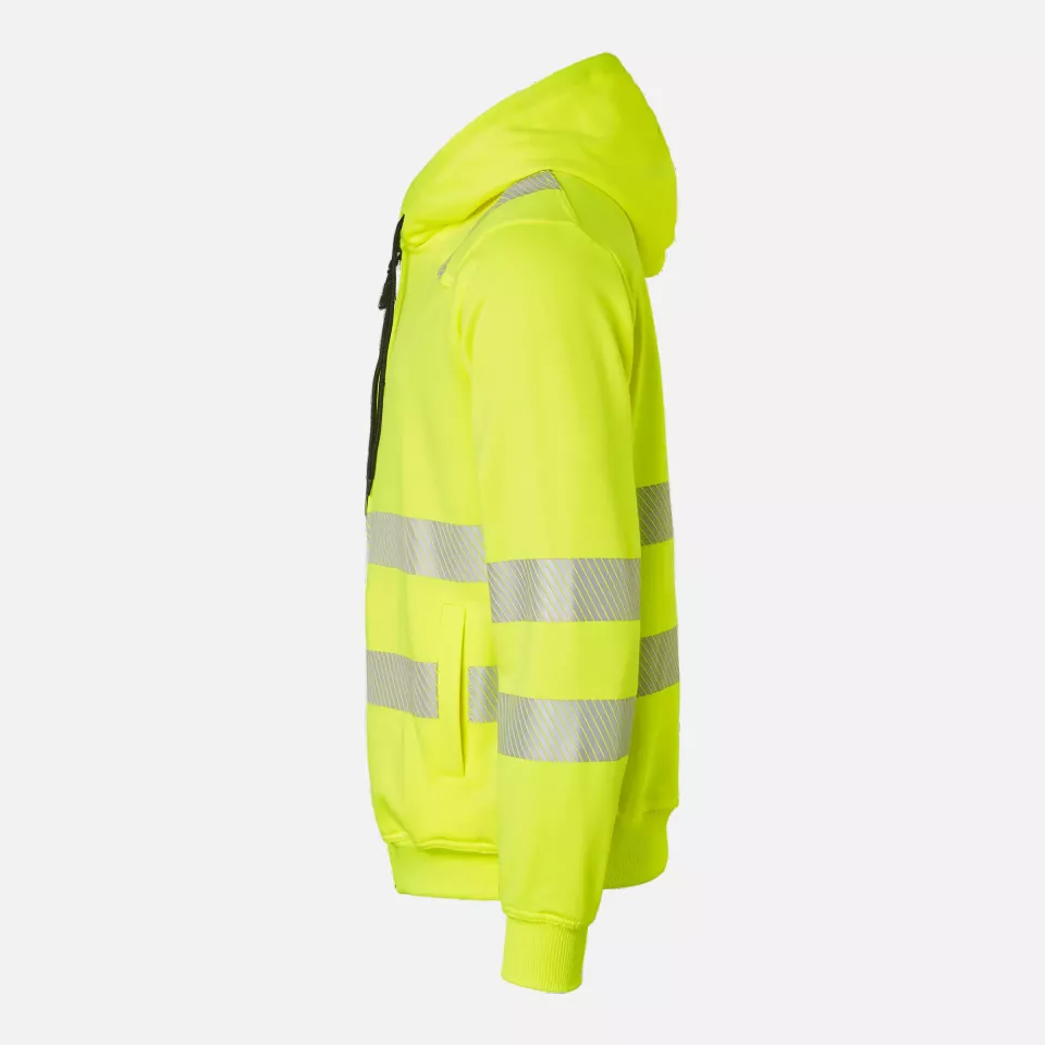 Top Swede 1000863712, High-Visibility Sweat Jacket, Yellow, image 4, gallery thumbnail