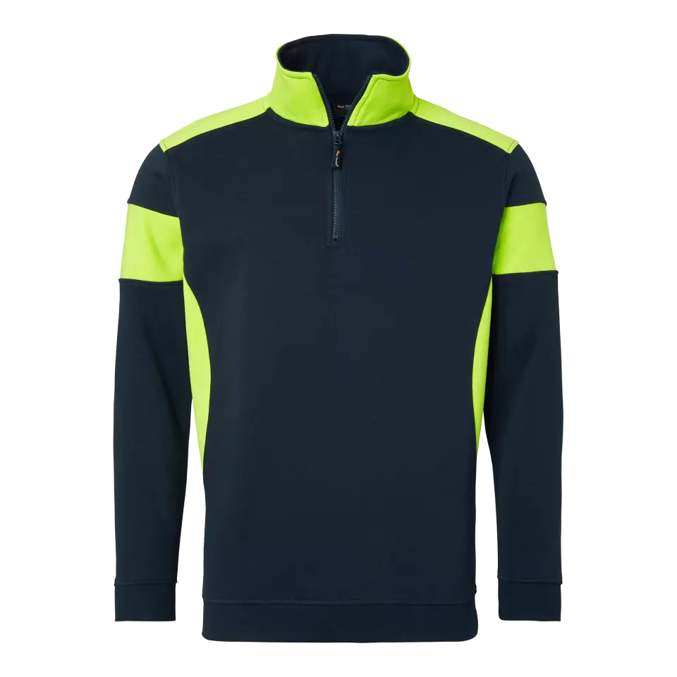 Top Swede 1000666960, Sweat Jacket, Navy/Yellow, image 1, gallery thumbnail