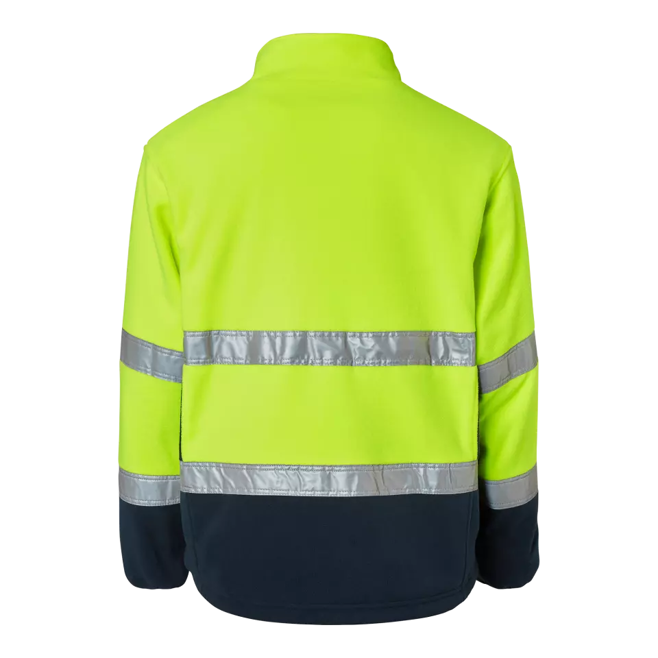 Top Swede 1000859983, Warnschutz-Fleecejacke, Gelb/Marine, image 2, gallery thumbnail