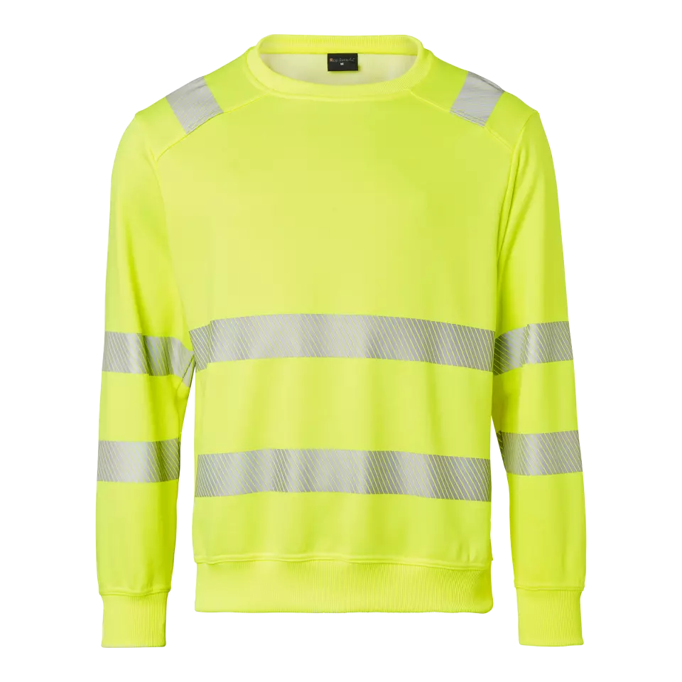 Top Swede 1000862712, High-Visibility Sweatshirt, High Vis Yellow, image 1, gallery thumbnail