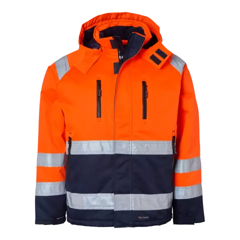 1000695991, Top Swede Arbeitsjacke, Orange/Marine