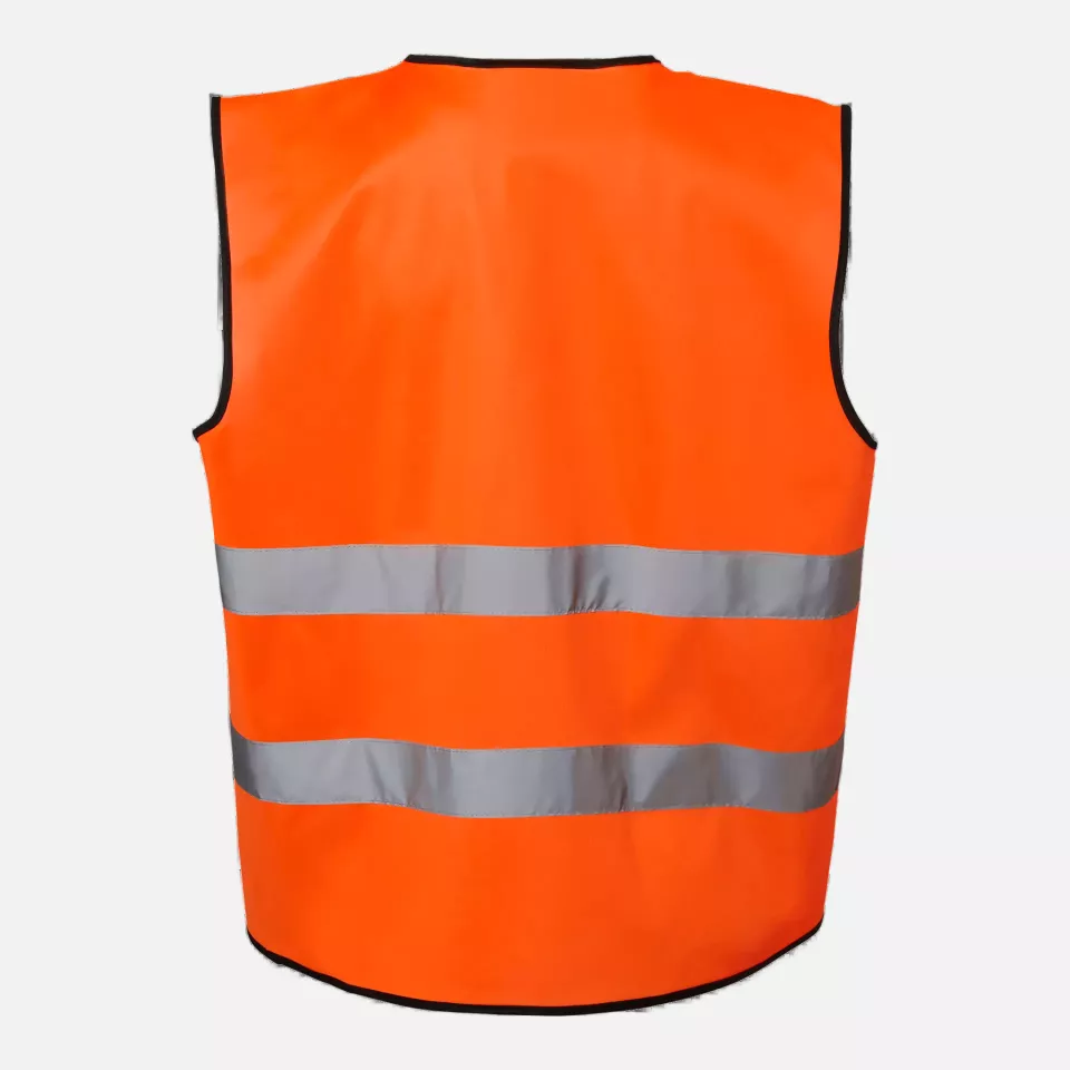 Top Swede 1000837811, High-Visibility Vest, Orange, image 2, gallery thumbnail