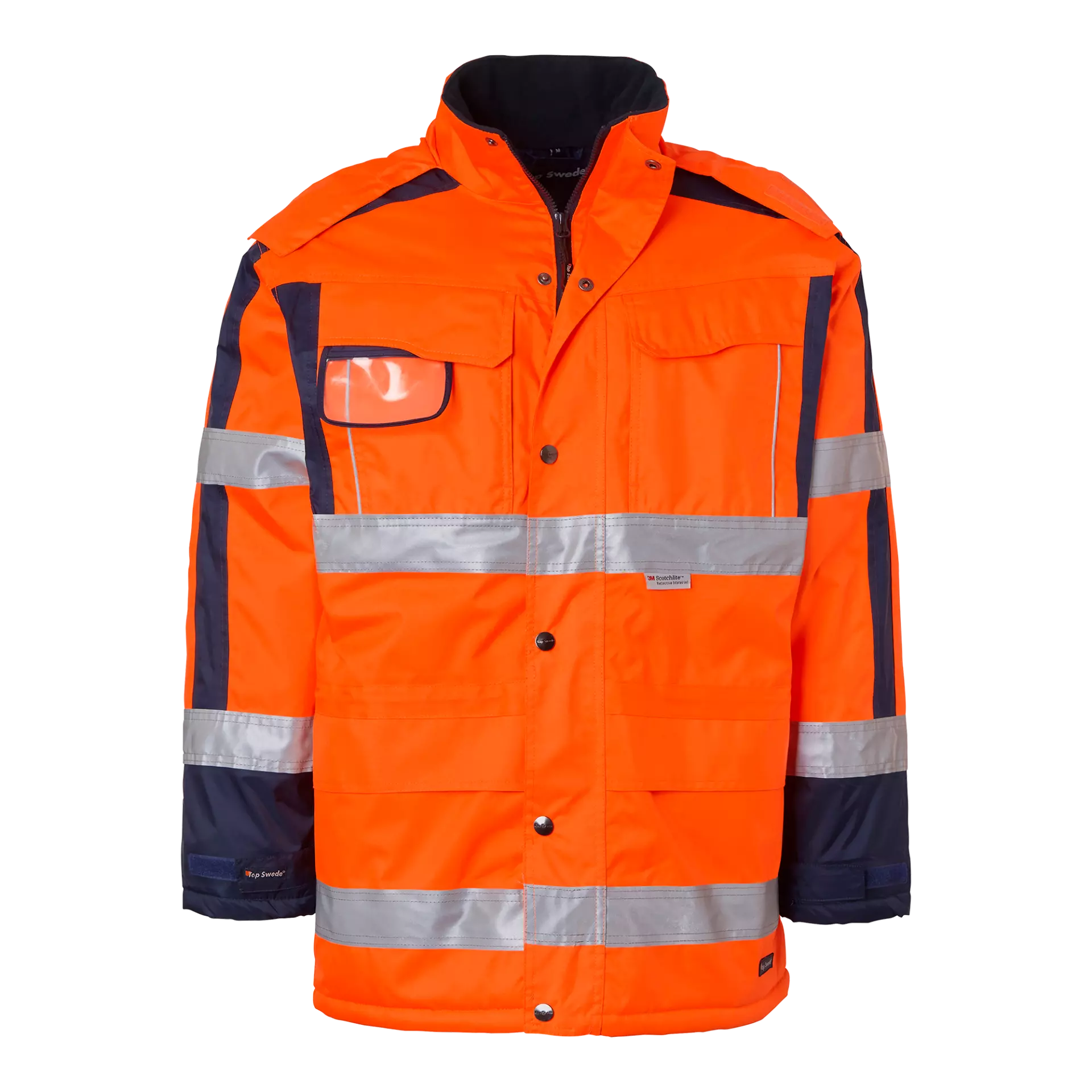Top Swede 1000978991, Parka, High Vis Orange/Navy