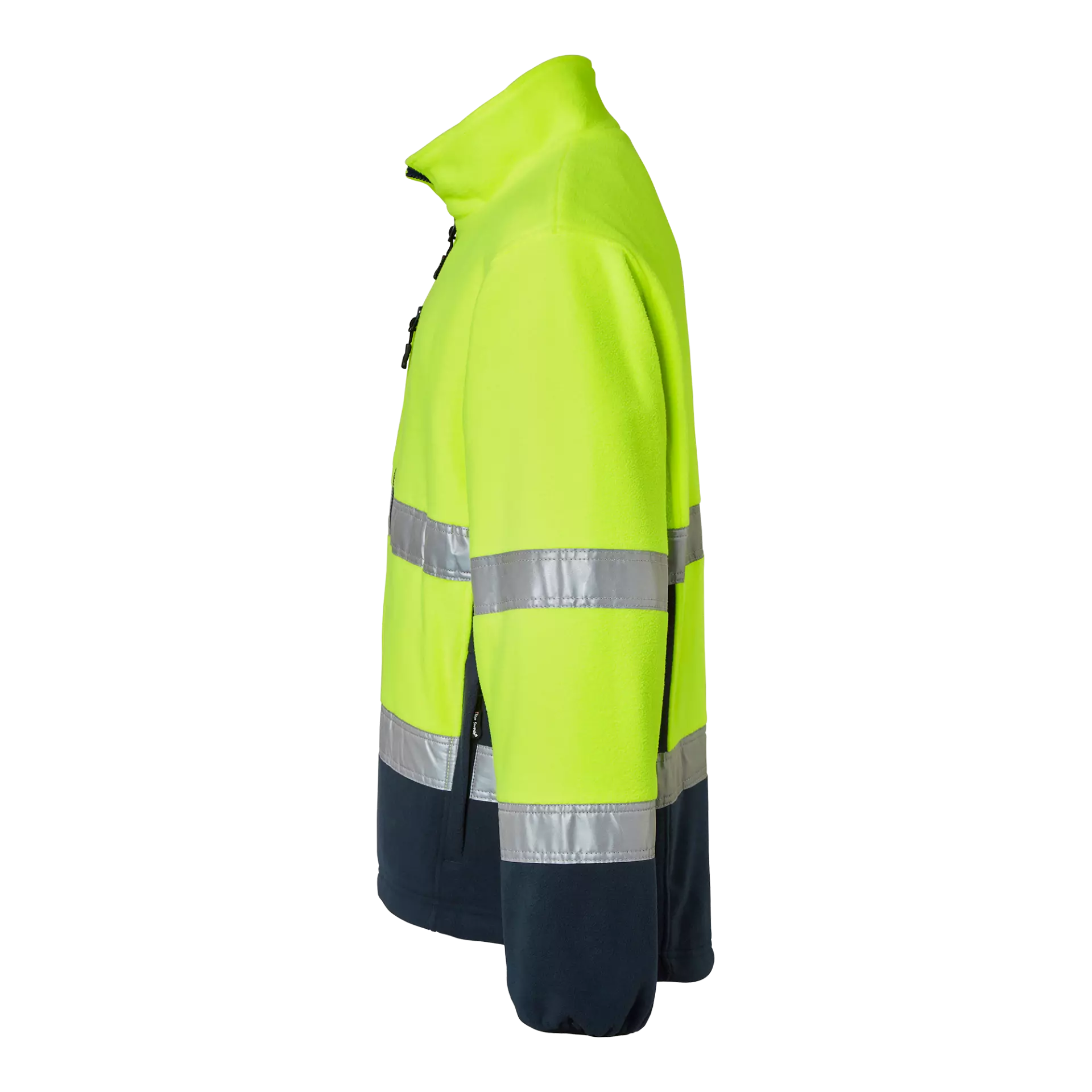 Top Swede 1000859983, Warnschutz-Fleecejacke, Gelb/Marine, image 4