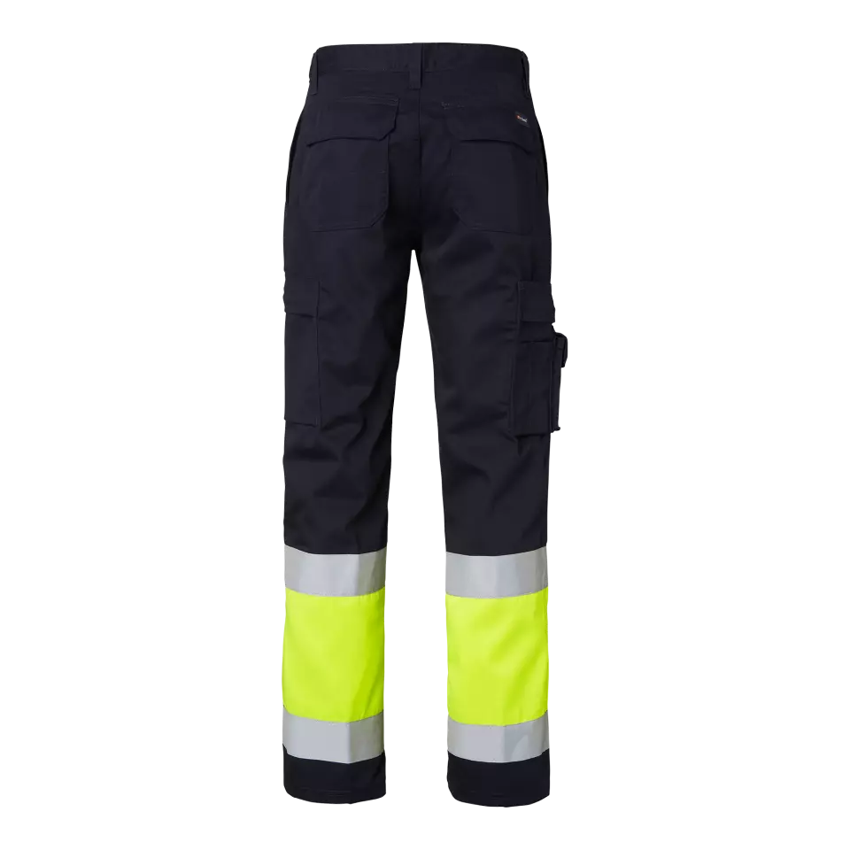 Top Swede 1000824960, Work Trousers High-Visibility, Navy/High Vis Yellow, image 2, gallery thumbnail