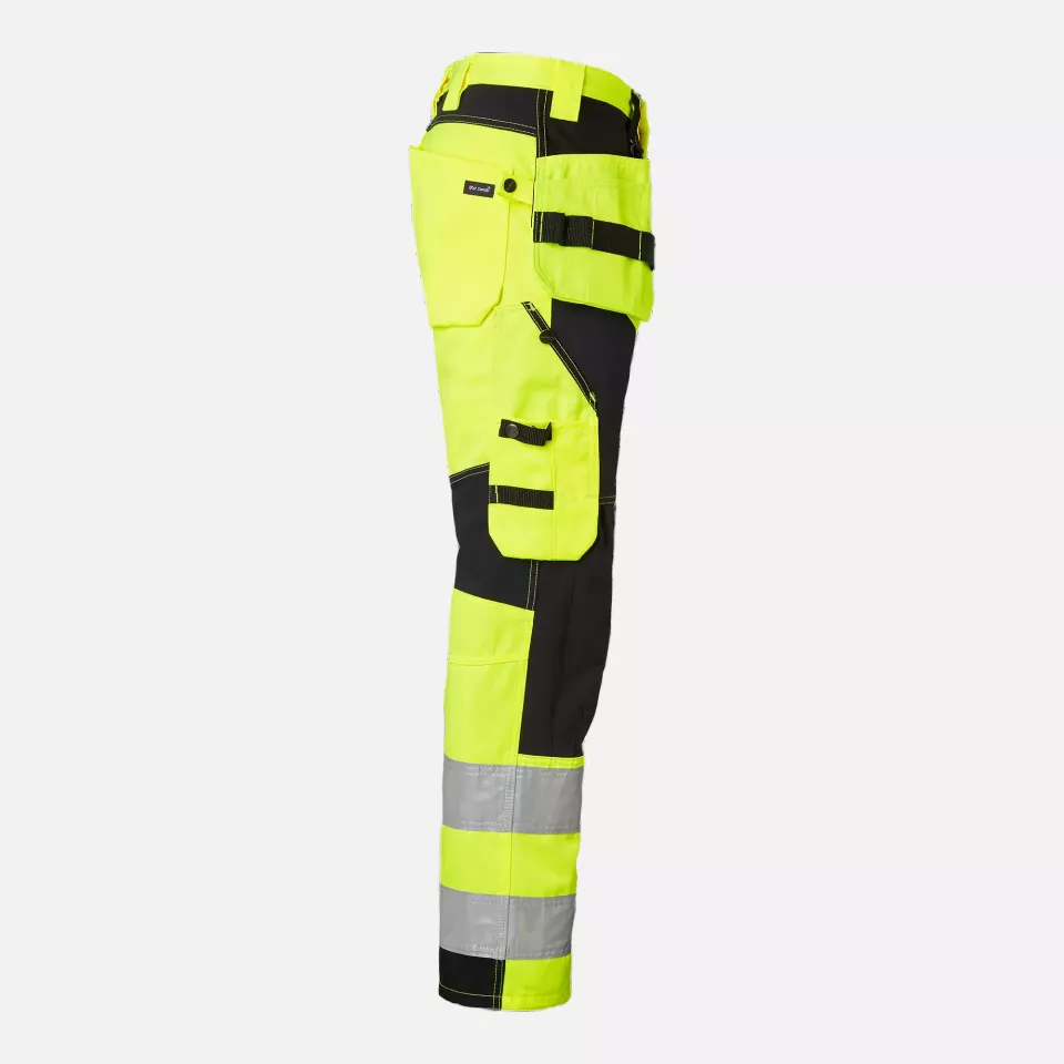 Top Swede 1000838982, Warnschutz-Handwerkerhose, Warnschutzgelb/Schwarz, image 3, gallery thumbnail