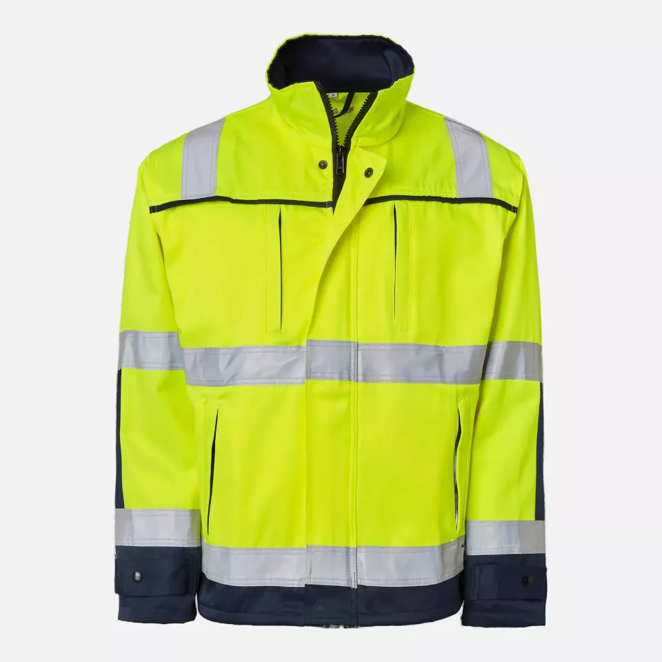 Top Swede 1000911983, High-Visibility Jacket, Yellow/Navy, image 1, gallery thumbnail