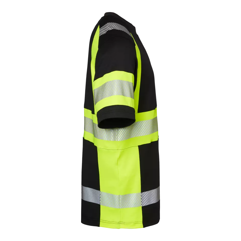 Top Swede 1001886914, 600 T-Shirt, Schwarz/Signalgelb, image 3, gallery thumbnail