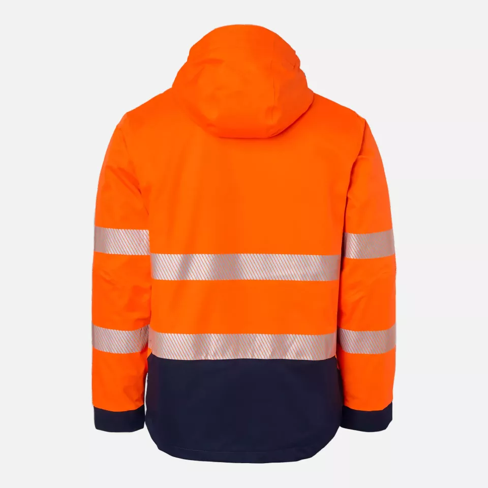 Top Swede 1000691991, Jacket Fluorescent, Orange/Navy, image 2, gallery thumbnail