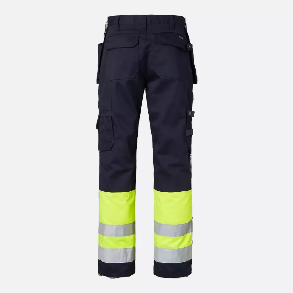 Top Swede 1000825960, Warnschutz-Handwerkerhose, Marine/Warnschutzgelb, image 2, gallery thumbnail