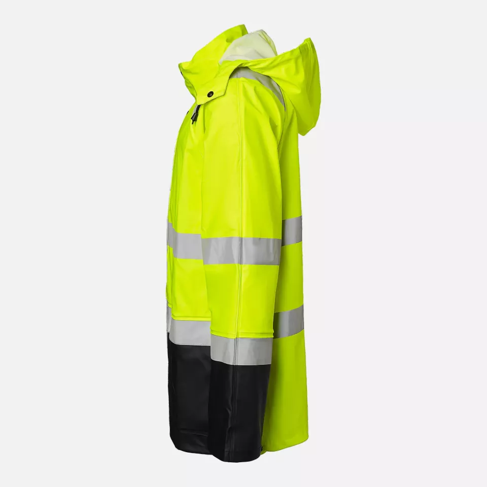 Top Swede 1000732982, High-Visibility Rain Jacket, High Vis Yellow/Black, image 4, gallery thumbnail