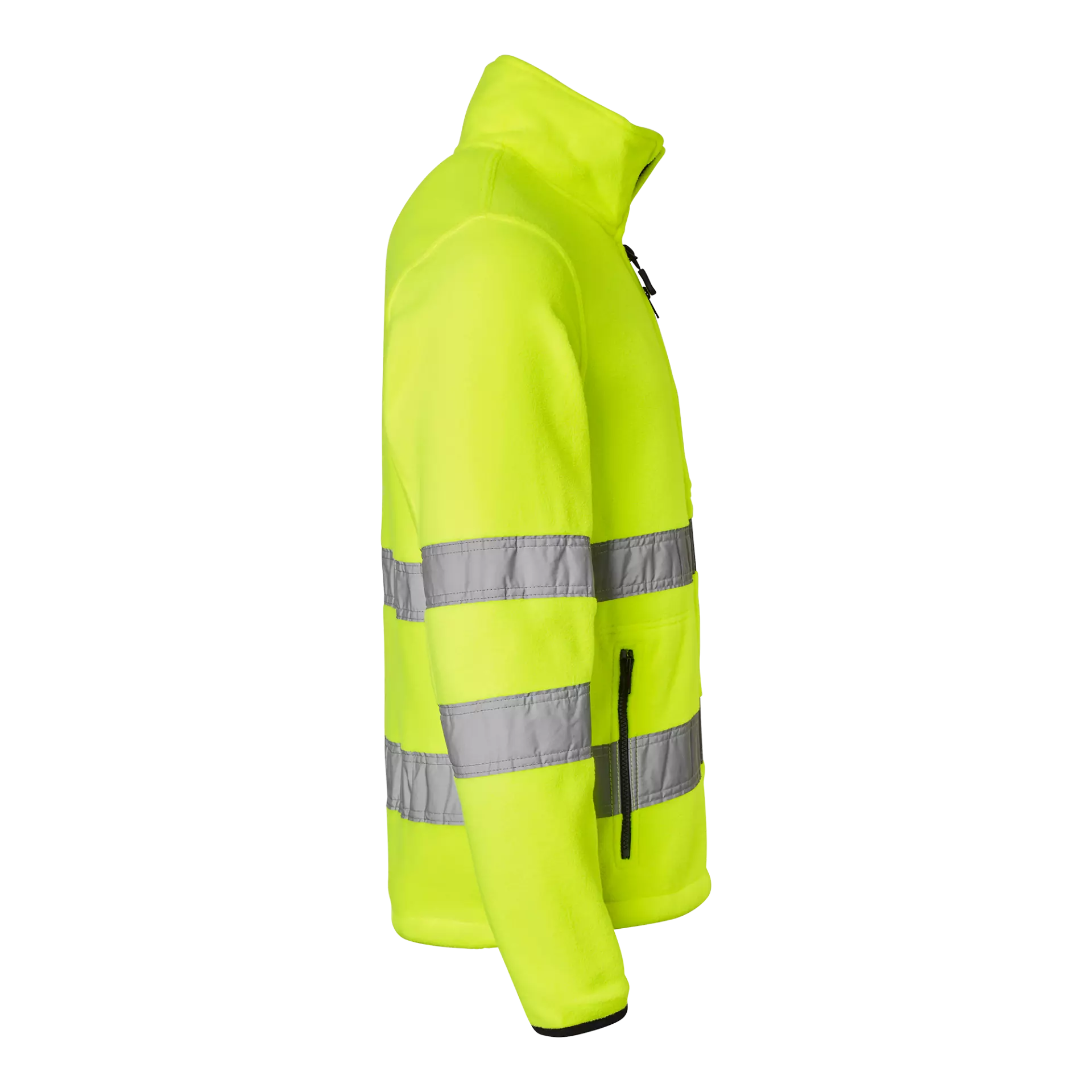 Top Swede 1000924712, High-Visibility Fleece Jacket, High Vis Yellow, image 3