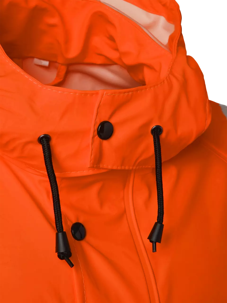 Top Swede 1000732990, High-Visibility Rain Jacket, Orange/Black, image 5, gallery thumbnail