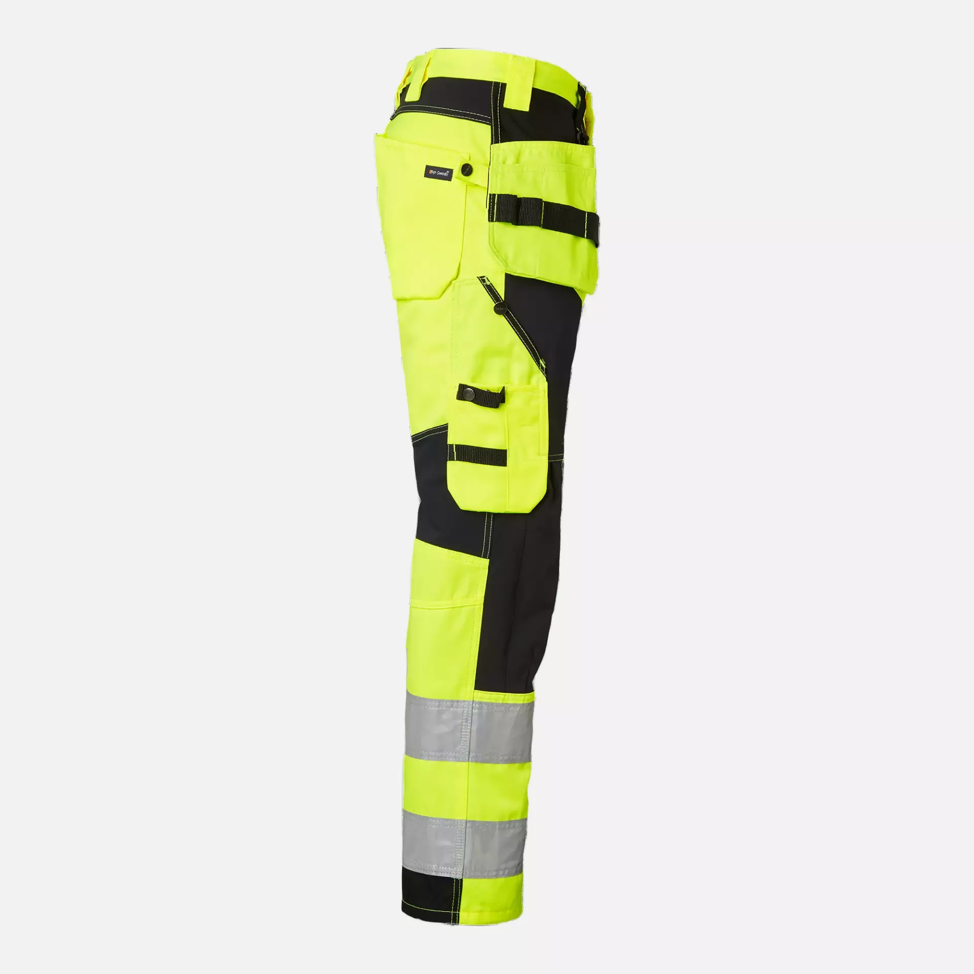 Top Swede 1000838982, Warnschutz-Handwerkerhose, Warnschutzgelb/Schwarz, image 3