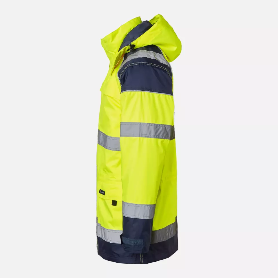 Top Swede 1000690983, Parka, High Vis Yellow/Navy, image 4, gallery thumbnail