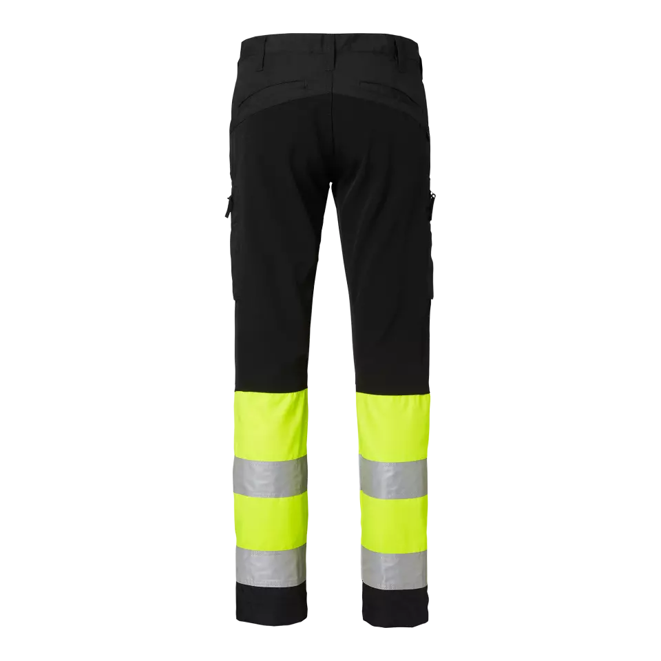 Top Swede 1000828914, Service Trousers High-Visibility, Black/High Vis Yellow, image 2, gallery thumbnail