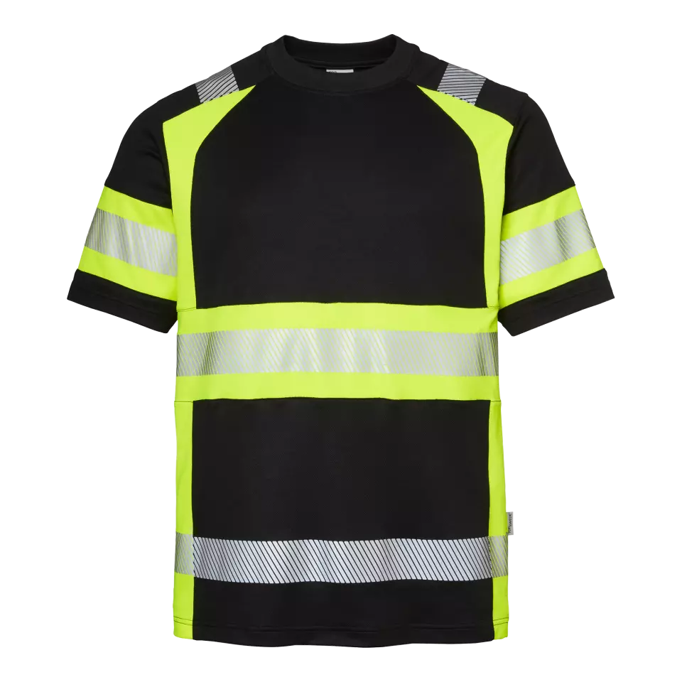 Top Swede 1001886914, 600 T-Shirt, Schwarz/Signalgelb, image 1, gallery thumbnail