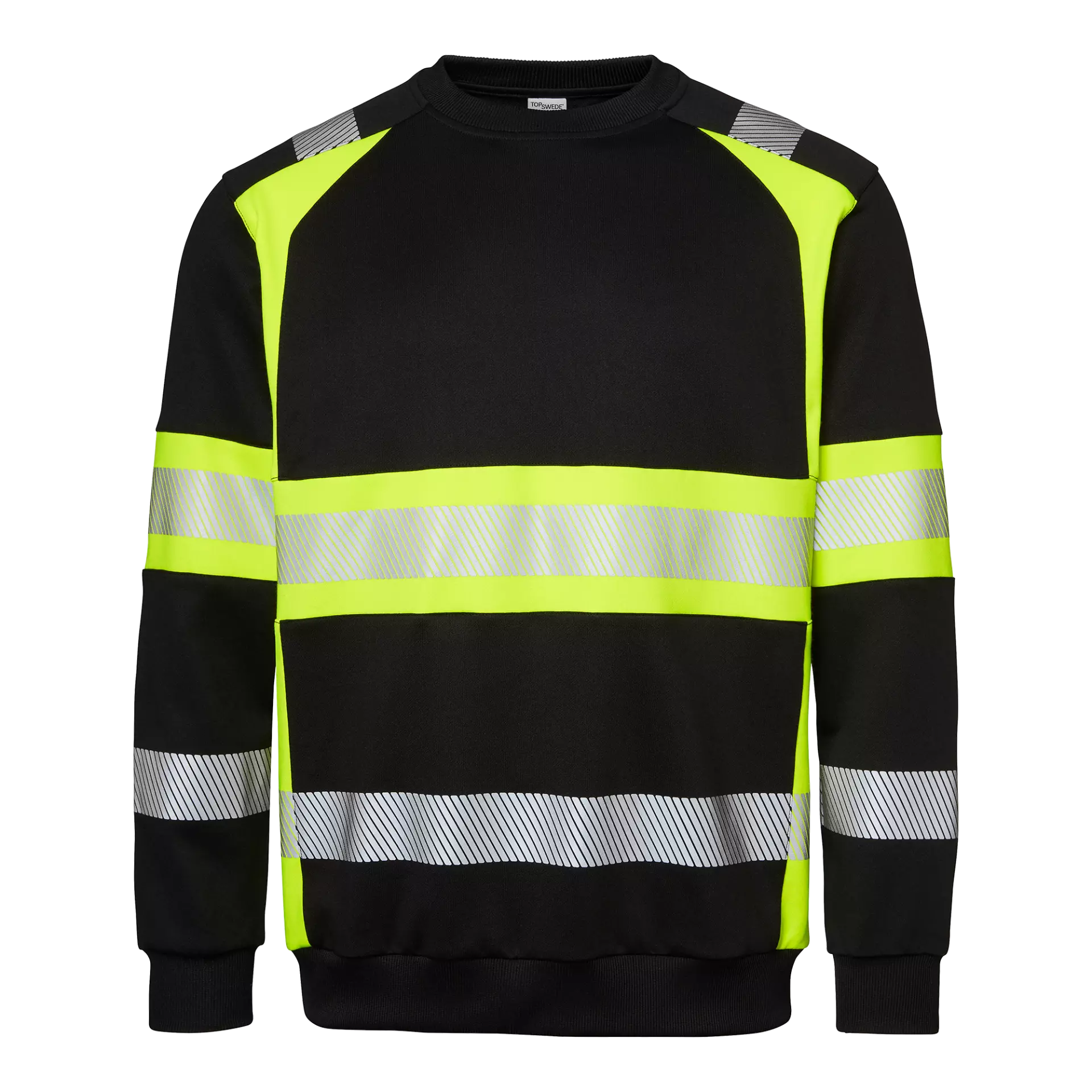Top Swede 1001888914, Högsynlig sweatshirt, svart/gul, image 1