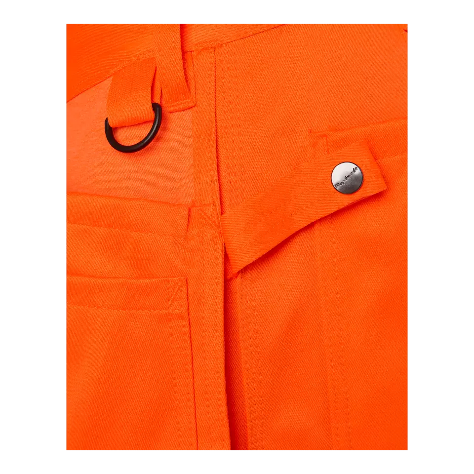 Top Swede 1000826991, Warnschutz-Handwerker-3/4-Hose, Warnorange/Marine, image 5, gallery thumbnail