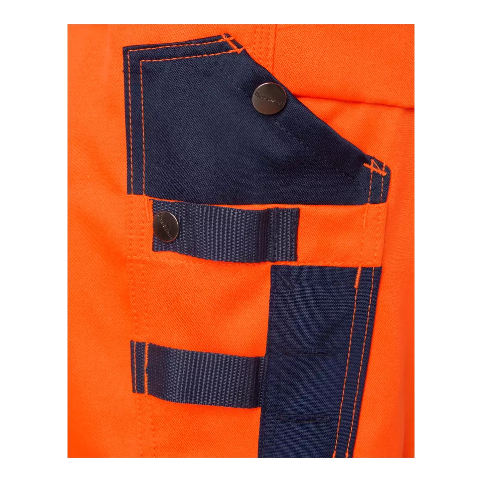 Top Swede 1000852991, Handwerker-Warnschutzhose, High Vis Orange/Marine, image 5, gallery thumbnail