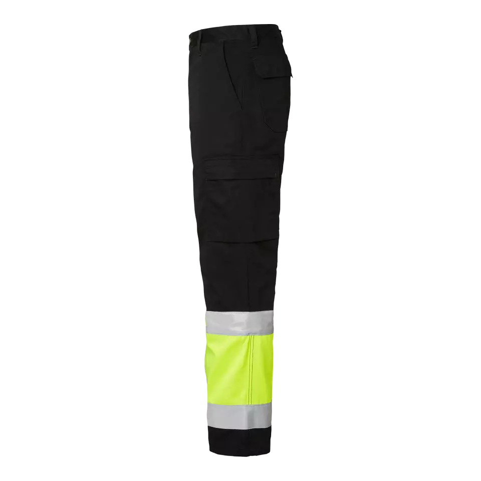 Top Swede 1000824914, Trousers High-Visibility, Black/High Vis Yellow, image 4, gallery thumbnail