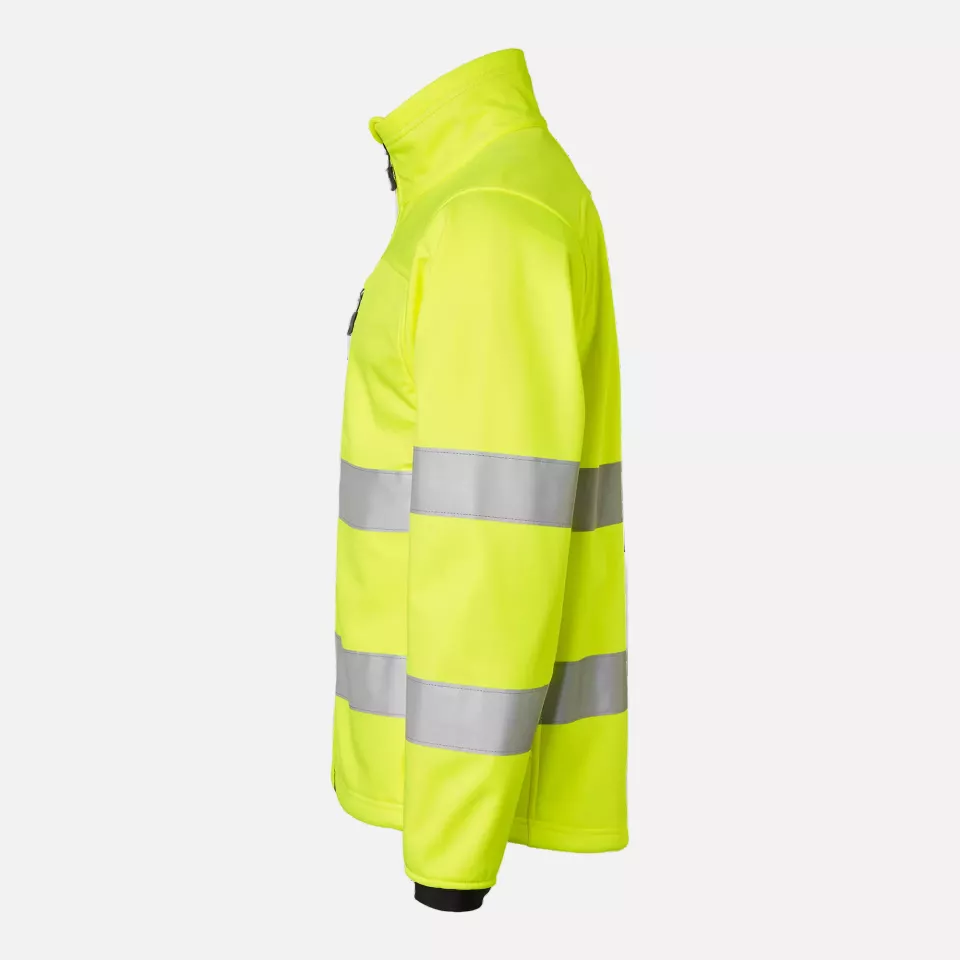 Top Swede 1000984712, High-Vis Softshell Jacket, High Vis Yellow, image 4, gallery thumbnail