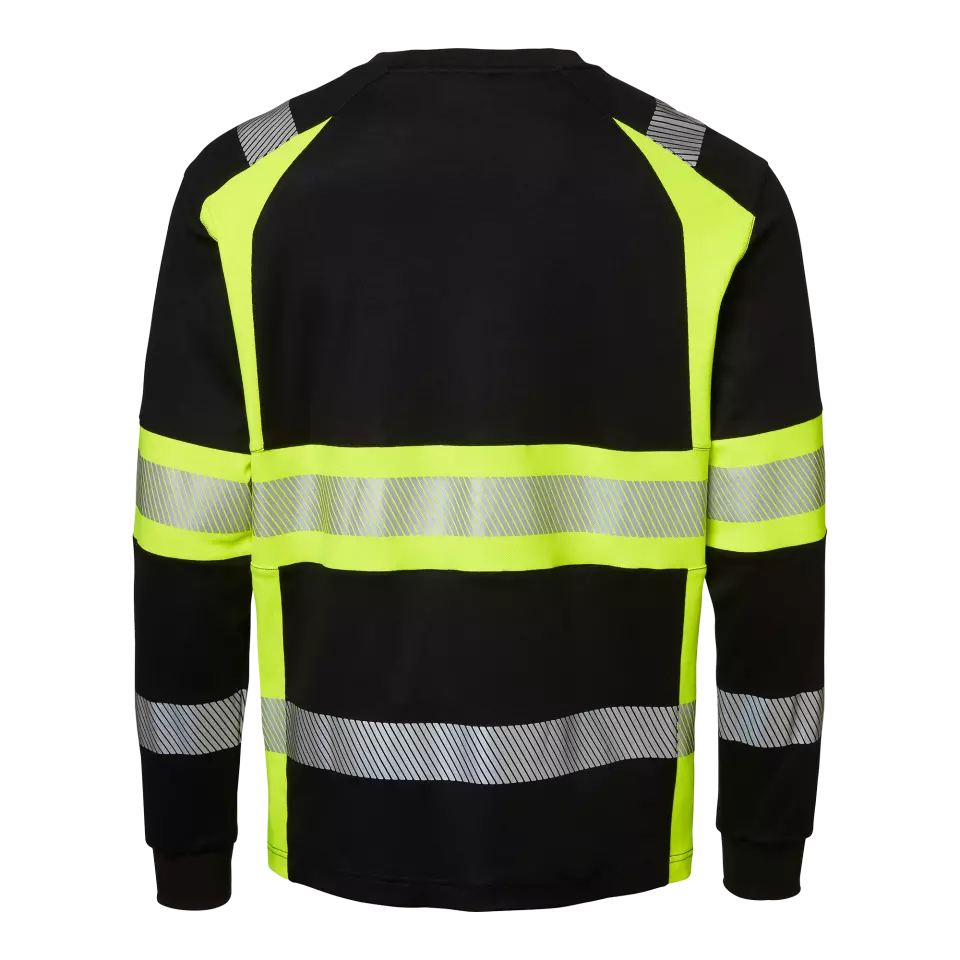 Top Swede 1001887914, Langarm-T-Shirt, Schwarz/Warngelb, image 2, gallery thumbnail