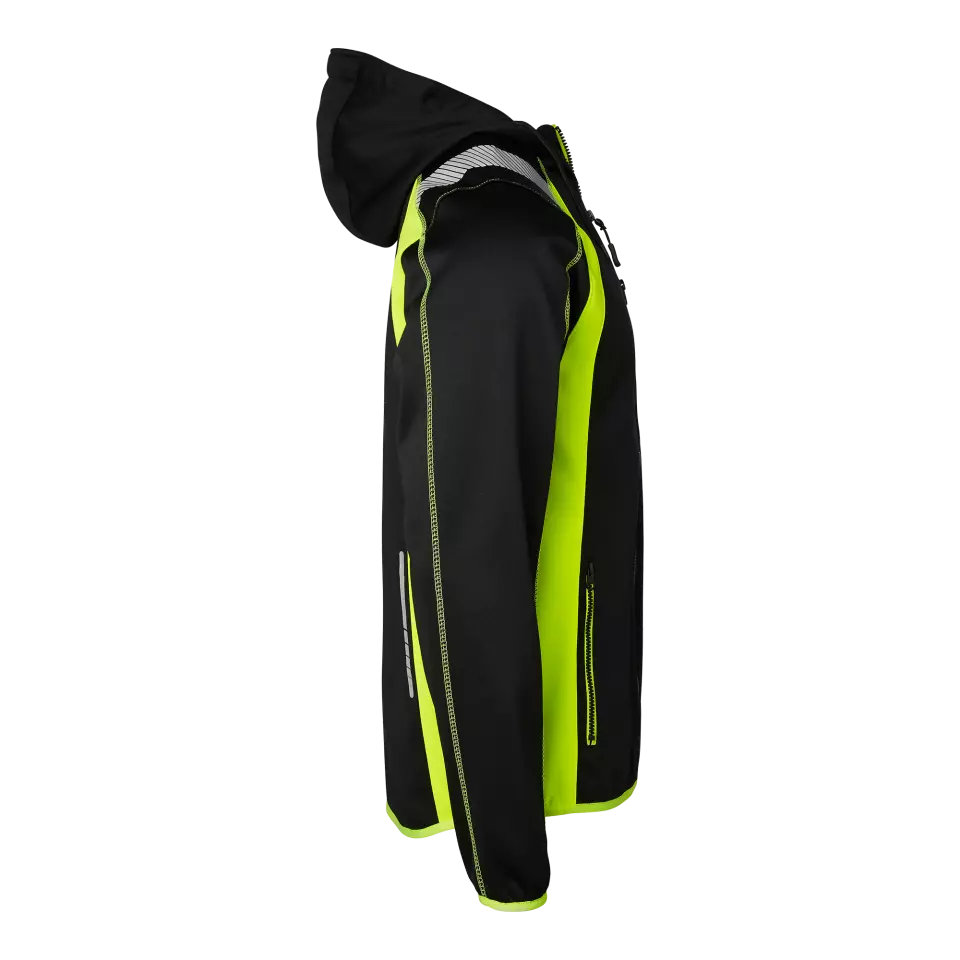 Top Swede 1000870914, Sweatjacke, Schwarz/Fluorgelb, image 3, gallery thumbnail