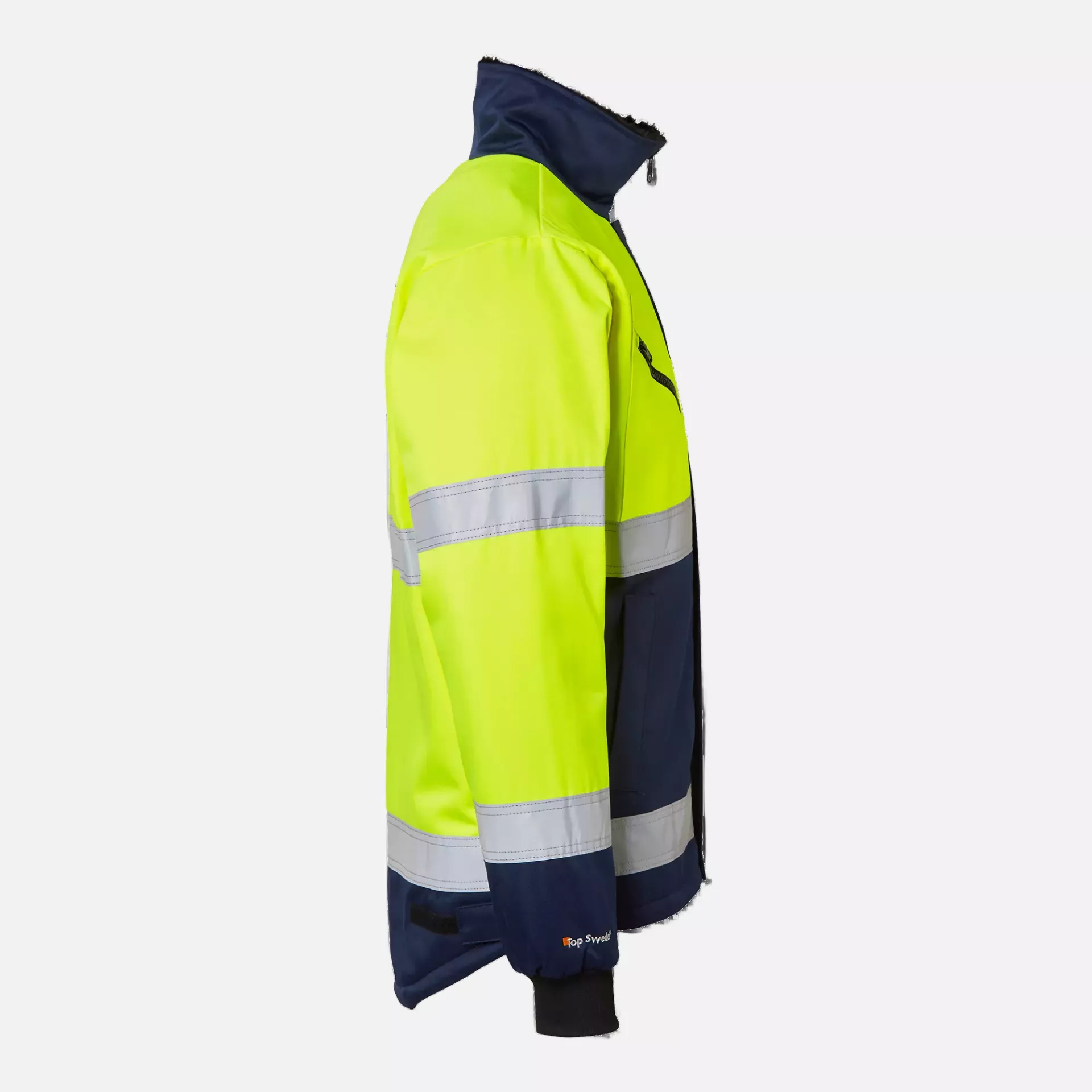 Top Swede 1000934983, Warnschutz-Arbeitsjacke, Gelb/Marine, image 5
