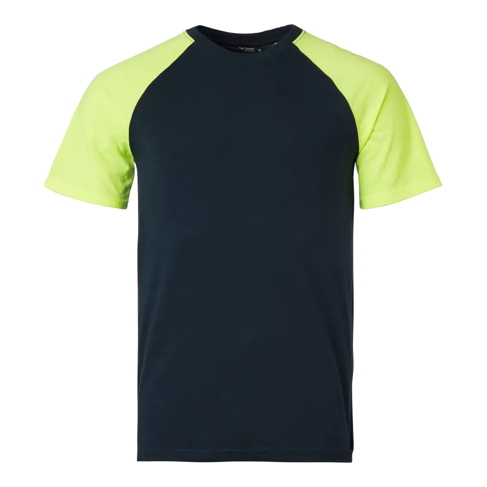 Top Swede 1000664960, T-Shirt, Navy/High Vis Yellow
