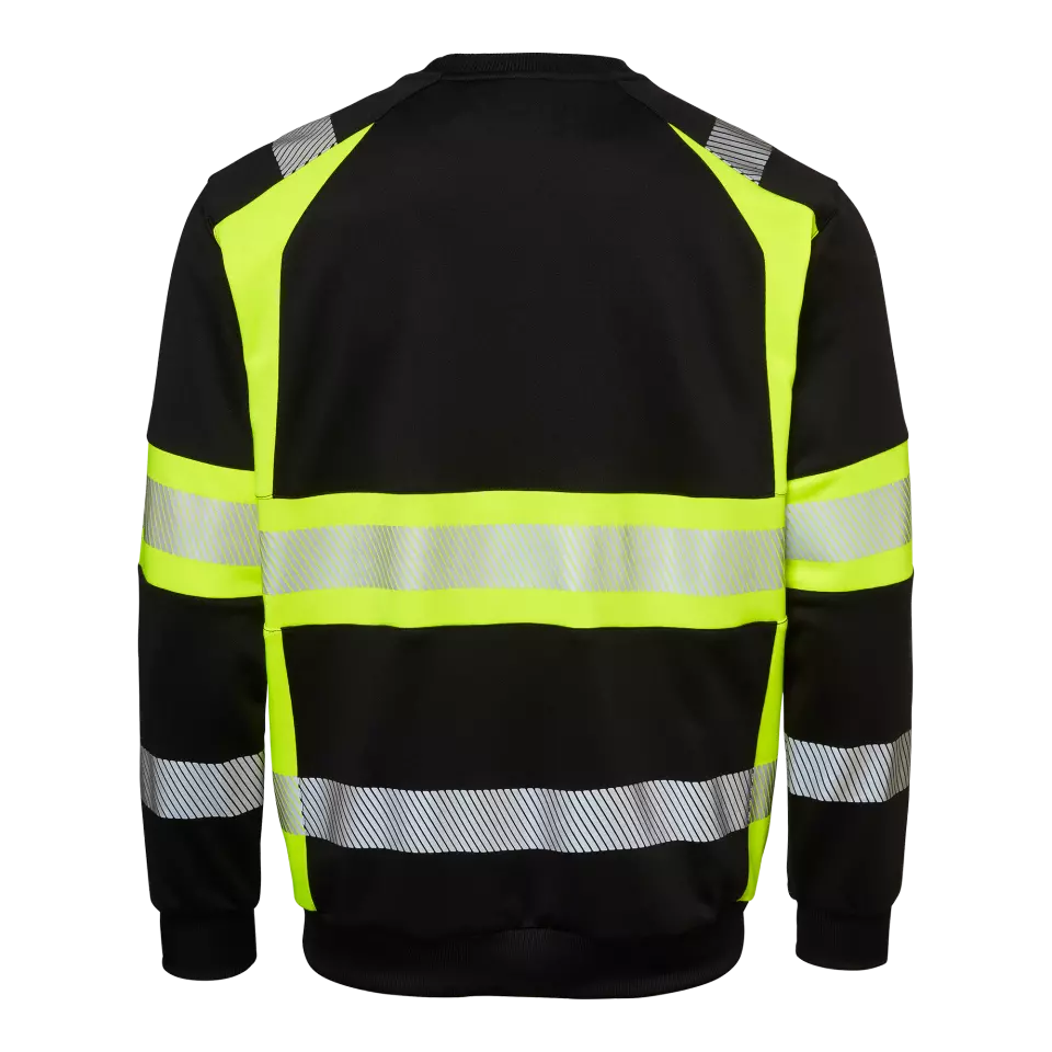Top Swede 1001888914, Högsynlig sweatshirt, svart/gul, image 2, gallery thumbnail