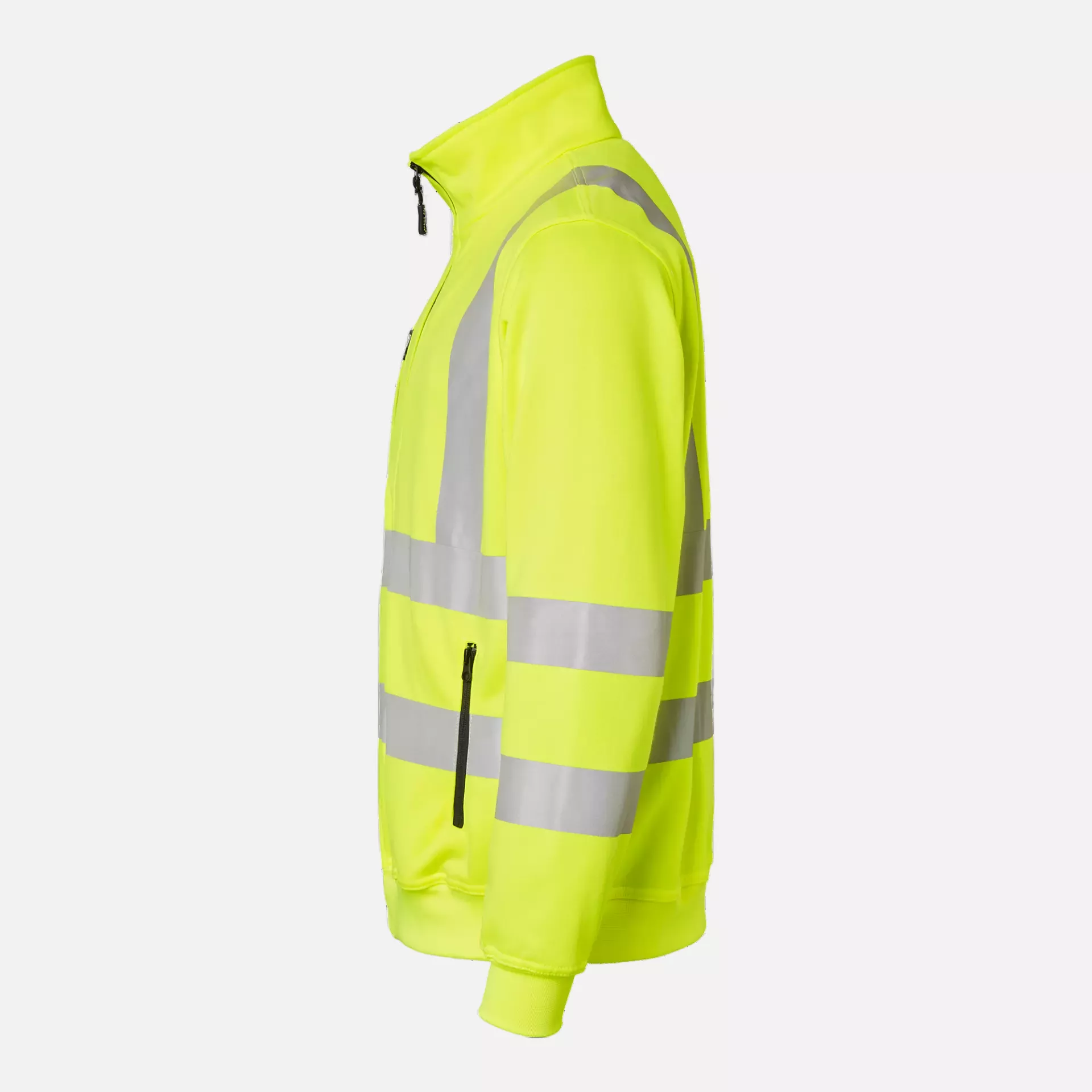 Top Swede 1000727712, High-Visibility Sweat Jacket, High Vis Yellow, image 4