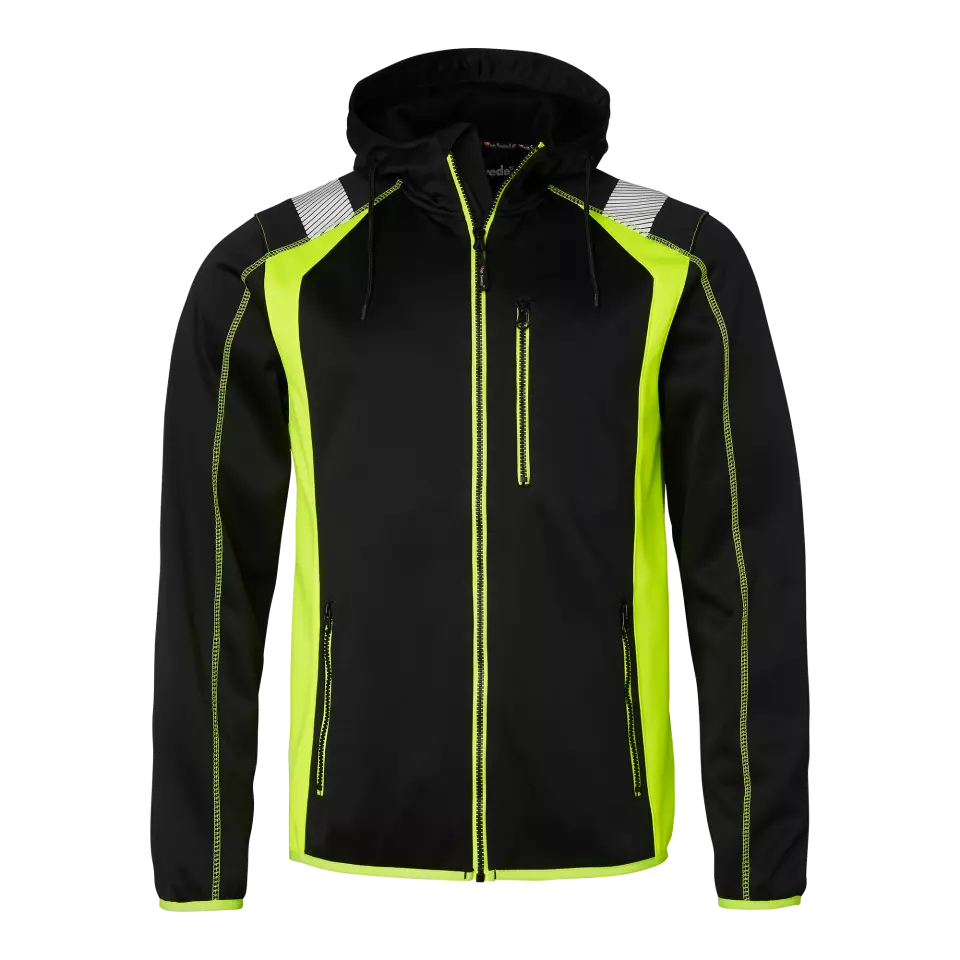 Top Swede 1000870914, Sweatjacke, Schwarz/Fluorgelb, image 1, gallery thumbnail