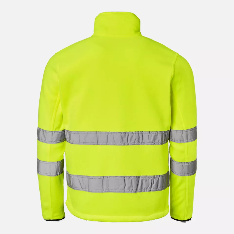 Top Swede 1000924712, High-Visibility Fleece Jacket, High Vis Yellow, image 2, gallery thumbnail