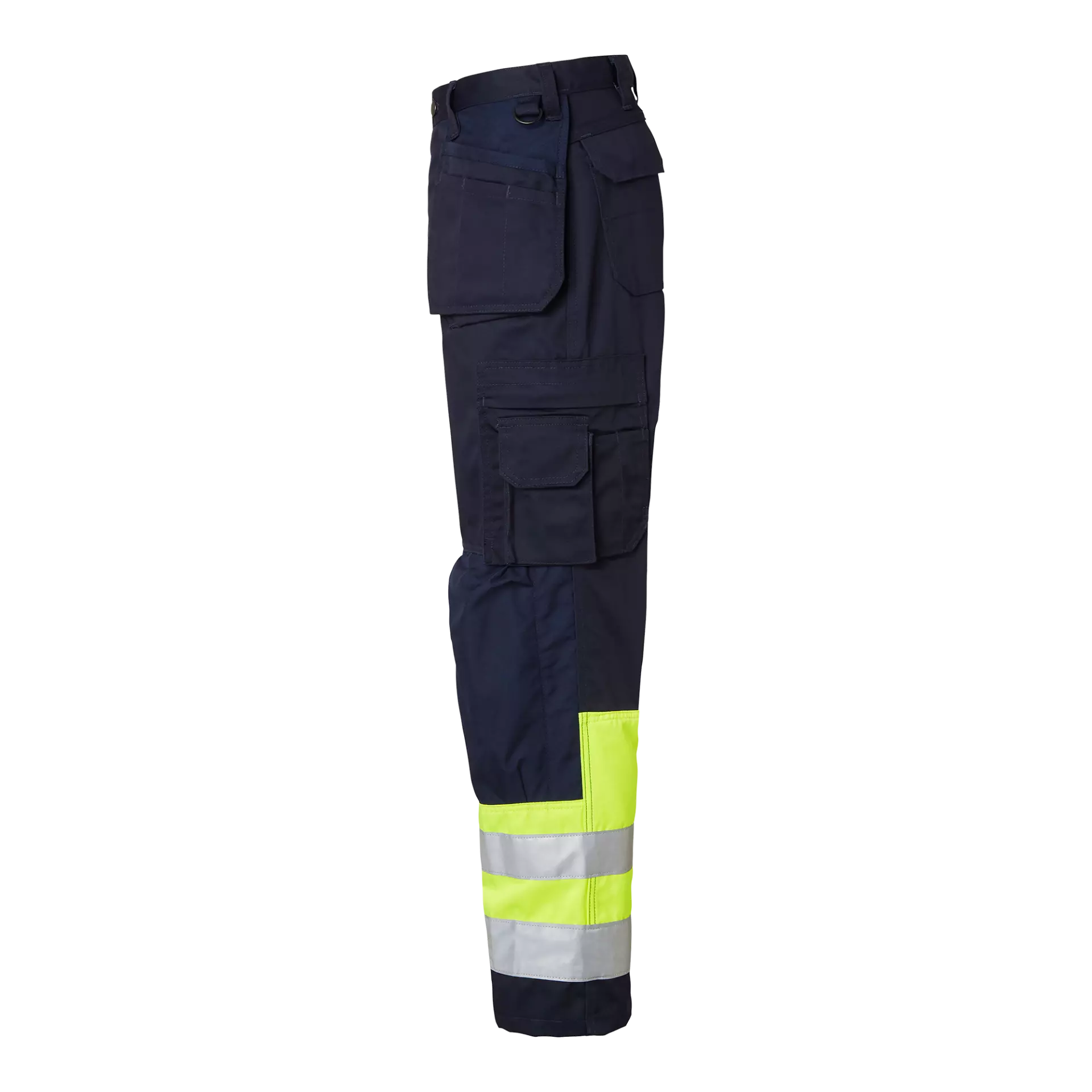 Top Swede 1000825960, Craftsmen Trousers High-Visibility, Navy/High Vis Yellow, image 4