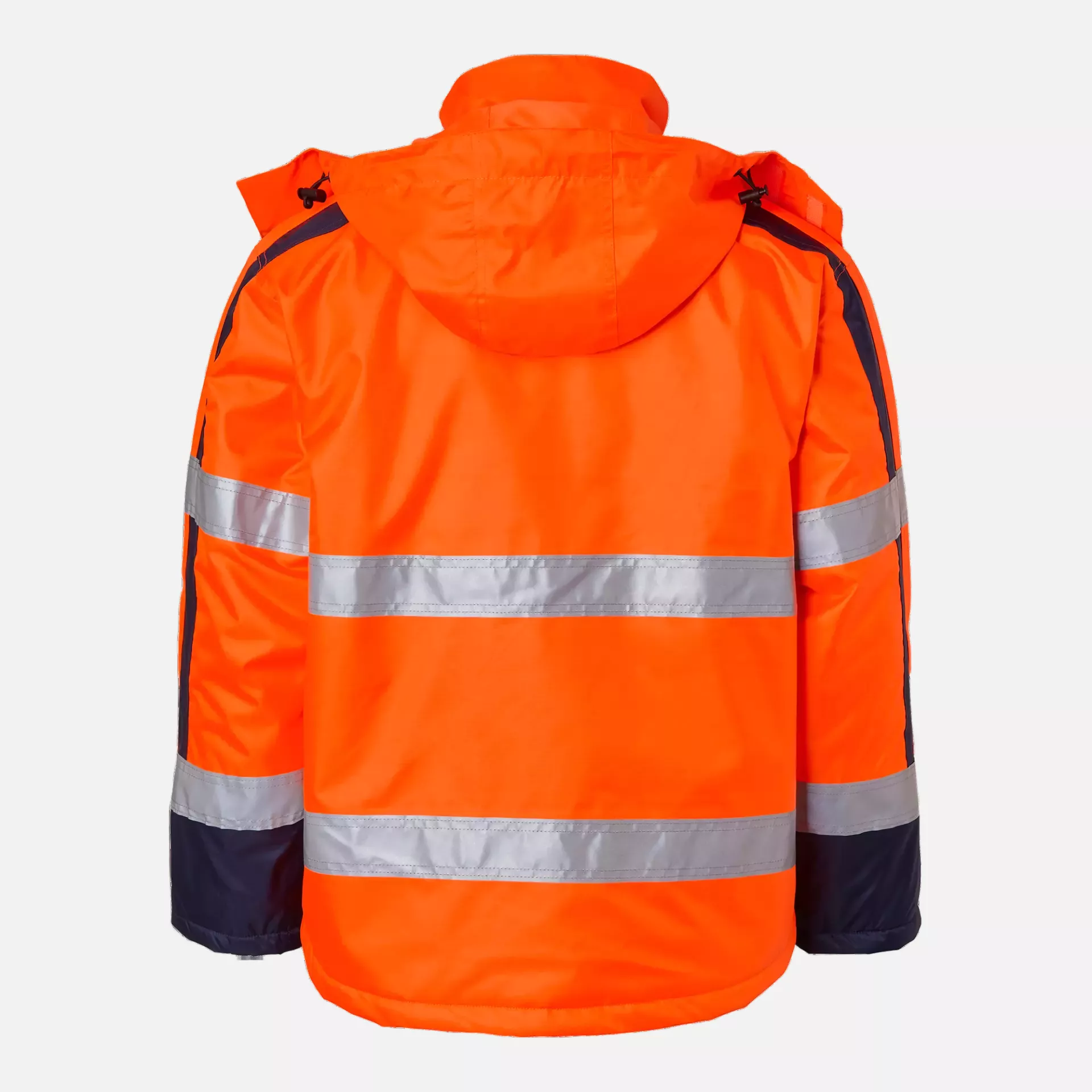 Top Swede 1001329811, Warnschutz-Arbeitsjacke, Leuchtorange/Marine, image 2