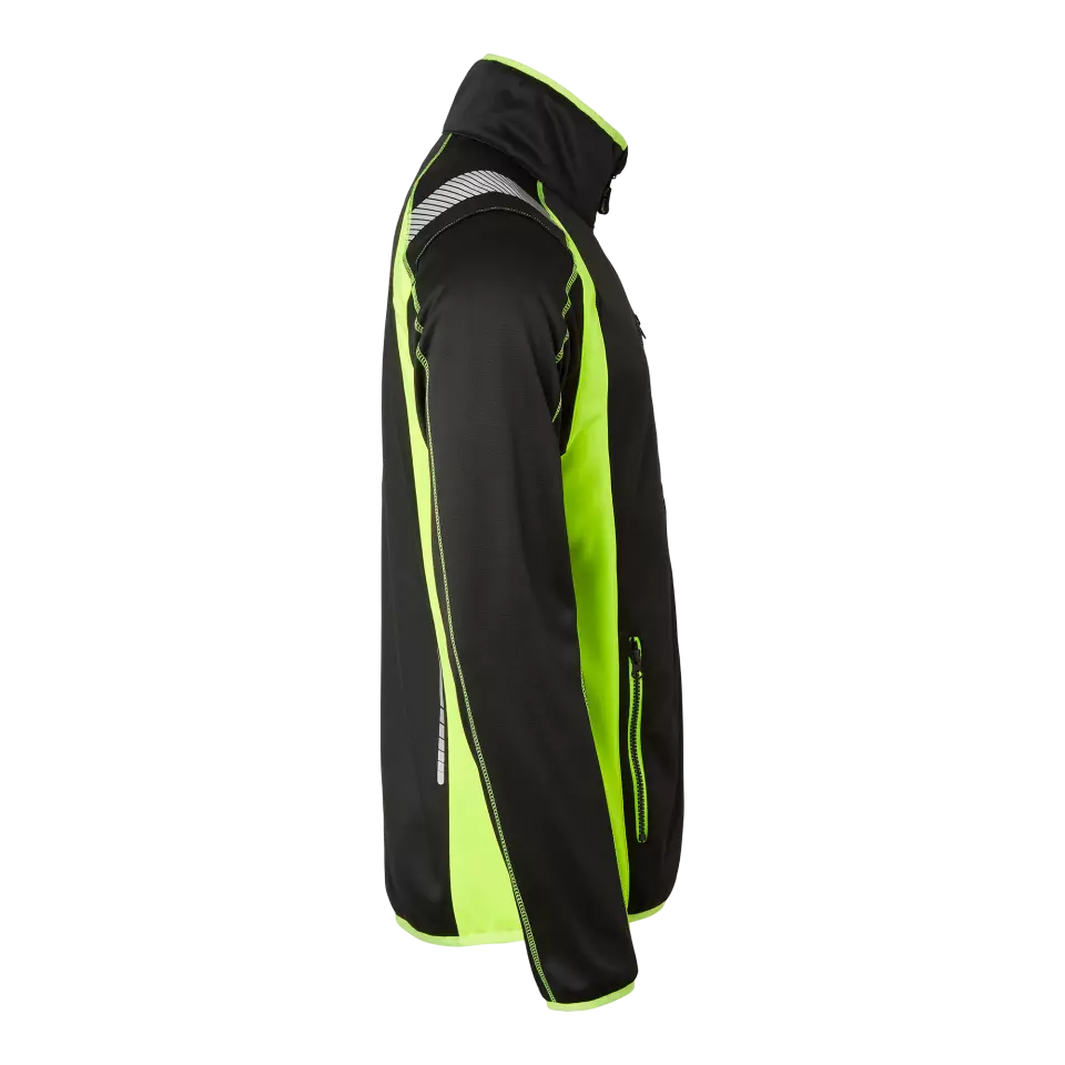 Top Swede 1000869914, Sweatjacke, Schwarz/Leuchtgelb, image 3, gallery thumbnail