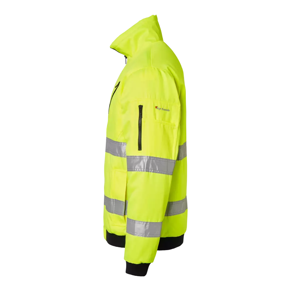 Top Swede 1000926712, Work Jacket, High Vis Yellow, image 4, gallery thumbnail